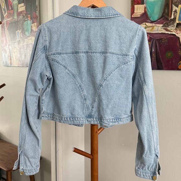 Triarchy - Stirrup Seamed Denim Jacket in Light Denim - Picture 12 of 12